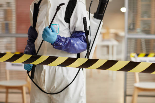 Professional Biohazard technician working in Mead, CO
